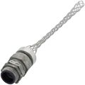 Product Image of 1/2" MPT Straight Dust Tight Wide Range Strain Relief Grip, 0.400"-0.540"