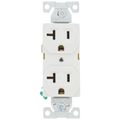 Product Image of Commercial Grade Duplex Receptacle, 20A, 2P, 3W, Back & Side Wire, NEMA 5-20R - White (125V)