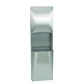 Product Image of Diplomat Recessed Folded Towel Dispenser/Waste Receptacle (Satin), 12 Gal