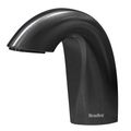 Product Image of Verge Crestt Series Faucet, Battery-Powered, w/ Navigator Thermostatic Mixing Valve, 0.5 gpm (Brushed Black Stainless)