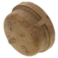 Product Image of 2" Threaded Brass Cap (Lead Free)