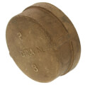 Product Image of 2-1/2" Threaded Brass Cap (Lead Free)