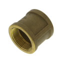 Product Image of 1-1/4" FIP Brass Coupling (Lead Free)