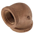 Product Image of 1/2" x 3/8" FIP Brass 90-Degree Reducing Elbow (Lead Free)