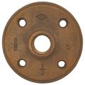 Product Image of 1/2" Brass Floor Flange w/ Holes (Lead-Free)