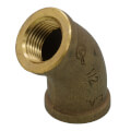 Product Image of 1/2" FIP x FIP 45° Brass Elbow (Lead Free)