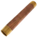 Product Image of 1" x 8" Brass Nipple (Lead Free)