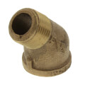 Product Image of 1/2" Brass 45° Street Elbow (Lead Free)