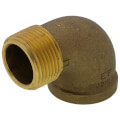 Product Image of 1" Brass 90 Deg Street Elbow, Lead Free (Threaded)