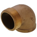 Product Image of 2" Brass 90 Deg Street Elbow, Lead Free (Threaded)