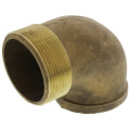 Product Image of 3" Brass 90° Street Elbow, Lead Free (Threaded)