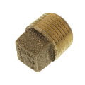 1/2" Brass Sq Head Plug (Lead Free)