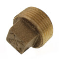 3/4" Brass Sq Head Plug (Lead Free)
