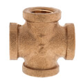 Product Image of 1/4" Brass Cross (Lead Free)