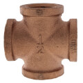 Product Image of 1/2" Brass Cross (Lead Free)
