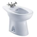 Product Image of Piedmont Single Hole Deck Mounted Faucet Bidet, Cotton White - BT500AR#01