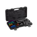 Product Image of BlackMax Premium Ratcheting Tube Bender w/ Reverse Bend and Color Coded Mandrels - (1/4", 5/16", 3/8", 1/2", 5/8", 3/4", 7/8")