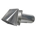 Product Image of 4" AWM320 Aluminium Wide Mouth Hood w/ Flapper