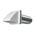 Product Image of 4" PWM622 Plastic Wide Mouth Vent Termination Hood w/ Grid