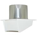Product Image of 4" PEV620 Plastic Eave Vent Exhaust w/ Freeswinging Backdraft Damper for Clothes Dryers or Bathroom Fans