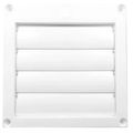 Product Image of 4" PML320 Plastic Multi Louvered Hood w/ 11" Tail (Brown)