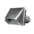 Product Image of 4" AWM324 Aluminum Wide Mouth Hood w/ 11-1/2" Tail, Flapper & Screen