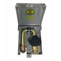 Product Image of PVC Gas Plug with 1/2" Rear NPT Inlet x 3/8" Quick Disconnect Outlet (Grey)