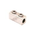 Product Image of Aluminum Mechanical Splice, 4/0-6 Awg, 9/16" Screw Dia, 2 Screws, 5/16" Hex Size, Al/Cu Rated
