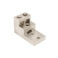 Product Image of Al Universal Terminal, 3 Conductor, 2 Hole, #2 Awg Str-600 Kcmil, 3/8" Stud, 1.38" Spacing