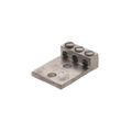 Product Image of Al Universal Terminal, 3 Conductor, 2-Hole, #14-1/0 Awg Str, 3/8" Stud, 1" Spacing, Al/Cu Rated