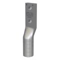 Product Image of Hylug YA-A Series 2-Hole Uninsulated Al Compression Lug, AL9CU Dual-Rated, 600 kcmil, 1/2" Stud, 1-3/4" Hole Spacing, NEMA Pad, Tin-Plated (Black)