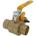 Product Image of 1-1/4" Sweat Ball Valve w/ Hose Drain (Lead Free)