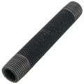 Product Image of 1/2" x 5" Schedule 80 Heavy Duty Seamless Black Nipple