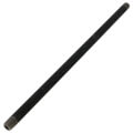 Product Image of 1/8" x 10" Schedule 80 Heavy Duty Seamless Black Nipple