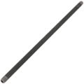 Product Image of 1/8" x 12" Schedule 80 Heavy Duty Seamless Black Nipple