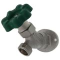 Product Image of C-135 Angle Sill Faucet, 1/2" FPT, Satin Nickel Plated, Soft Grip Handle