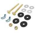 Product Image of 5/16" x 3" Brass Plated Tank to Bowl Bolt Set w/ Wing Nut (box of 50 pairs)