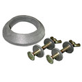Product Image of 5/16" x 3" Brass Tank to Bowl Bolt Set w/ Gasket and Wing Nut (box of 25 pairs)
