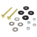 Product Image of 5/16" x 3" Brass Plated Tank to Bowl Bolt Set w/ Hex Nut (box of 50 pairs)
