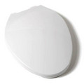 Product Image of Premium Molded Wood Elongated Anti-Microbial Toilet Seat w/ Closed Front - White