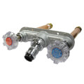Product Image of Model C22 8", 1/2" x 3/4" Sweat Hot & Cold Anti-Siphon Wall Faucet (Chrome)