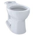 Product Image of Entrada 1.28 gpf Elongated Toilet Bowl Only, Less Seat, Universal Height, 12" Rough-In (Cotton White)