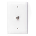 Product Image of Midsize Video Wall Jack, F Connector (White)