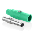Product Image of 22 Series Plug, Male, 600A Max, 600V Crimp Tube Termination, 350-500 MCM Cable Range (Green)