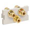Product Image of RCA Composite Feedthrough MOS Connector (Light Almond)