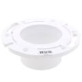 Product Image of 3" x 4" Plumbfit PVC Closet Flange w/ Plastic Swivel Ring Less Knockout 