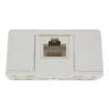 Product Image of Surface Mount Jack, 8p8c, Screw Terminal (White)