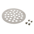 Product Image of 4-1/4" Satin Nickel PVD Round Cast Coverall Shower Drain Strainer