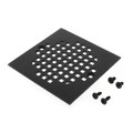 Product Image of 4-1/4" Heavy Duty Square Cast Brass Strainer (Old World Bronze)