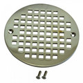 Product Image of 5.196" Heavy Duty Round Cast Brass Strainer (Brushed Nickel)